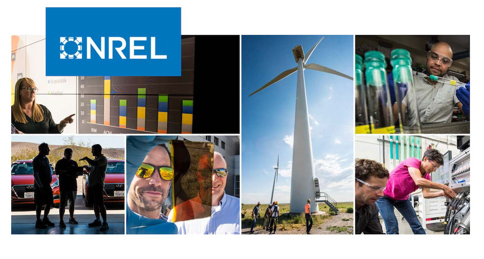 NREL Cover Sheet and image montage for 2023 Report