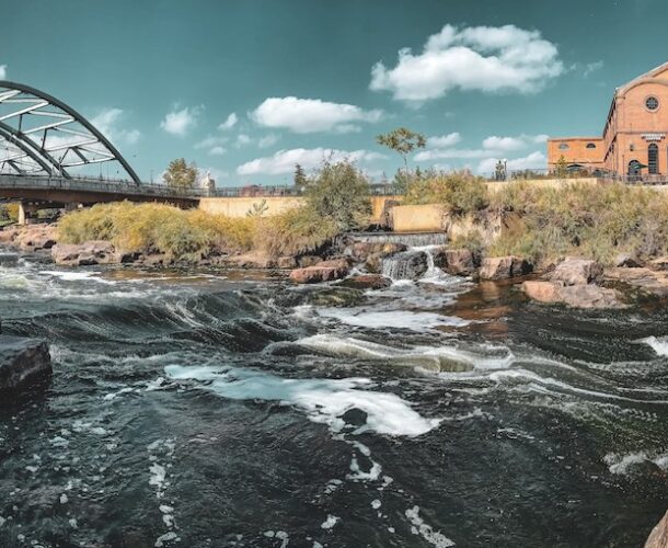 Picture of river downtown Denver