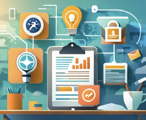 Illustration representing the PDF conversion process to create Accessible PDFs with ClarityPDF