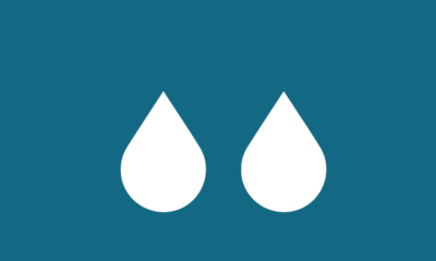 illustration of two drops of water