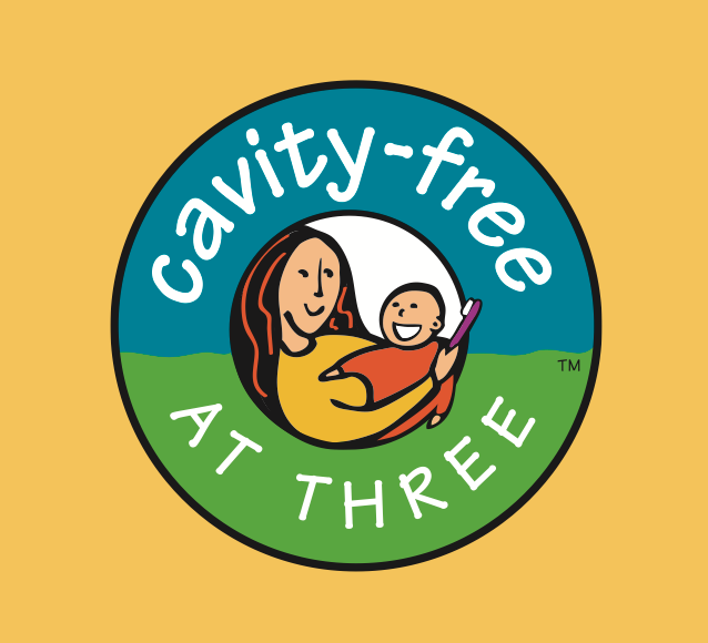 cavity free at three logo