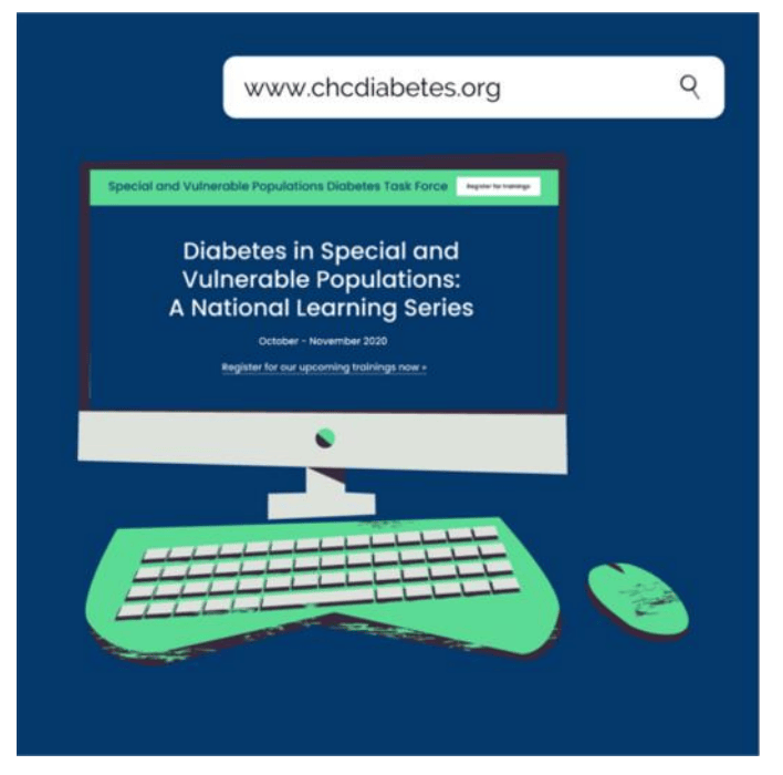 image representing diabetes website